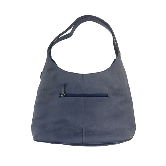 The Sak Huntley Leather Hobo Bag Purse Lake Wildflower Embroidery Blue Soft - Picture 5 of 15